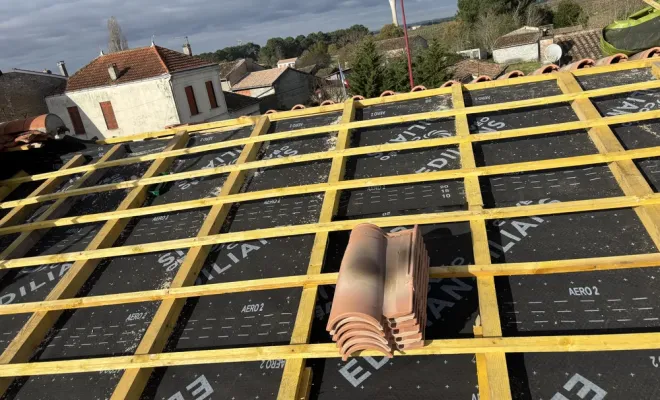 Remplacement de toiture complète à régnac, Bordeaux, WJ Couverture