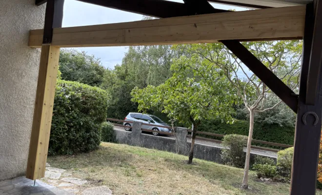 Remplacement poteau et renforcement d’une poutre, Bordeaux, WJ Couverture