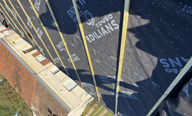 Toiture complète avec charpente, litonnage, pare pluie tuiles et velux , Bordeaux, WJ Couverture