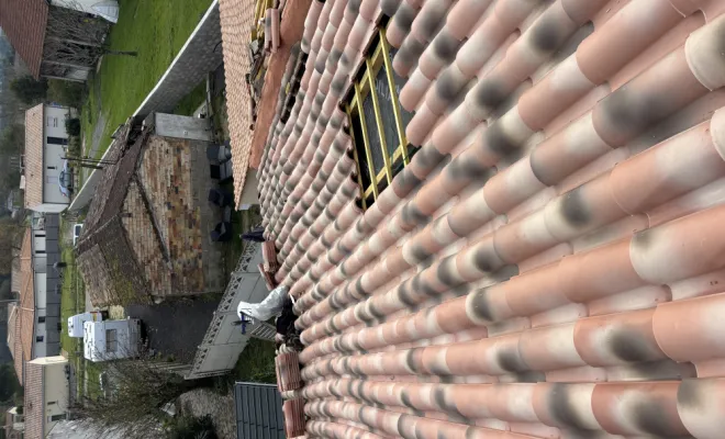 Toiture complète avec charpente, litonnage, pare pluie tuiles et velux , Bordeaux, WJ Couverture