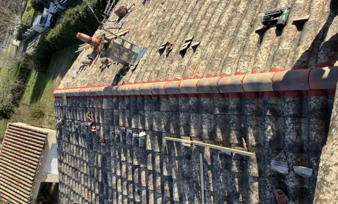 Vérification de toiture, remplacement de tuile et remplacement faîtage , Bordeaux, WJ Couverture