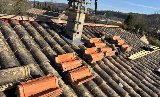 Vérification de toiture, remplacement de tuile et remplacement faîtage , Bordeaux, WJ Couverture